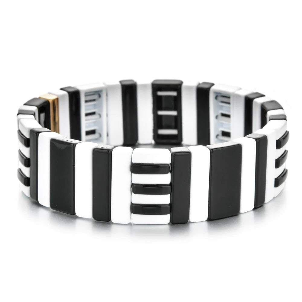Boho Bracelet Friendship Bracelets For Women Rainbow Jewelry Boho Summer Pulseiras Mujer Tile Beads Bracelet