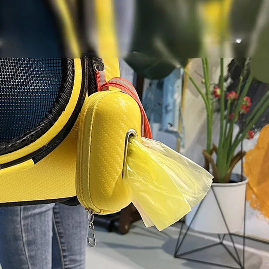 Dog Poop Bag Dispenser Hangingable Dog Poop Bag Holder Poo Bags Dispenser for Dogs Walking Garbage Bags Dispensers Pet Supplies