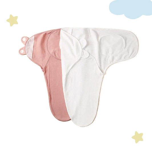 Cotton Swaddle Blanket for Newborns Baby Swaddle Wrap Solid Color Blanket Newborn Gift Set for Shower & Hospital