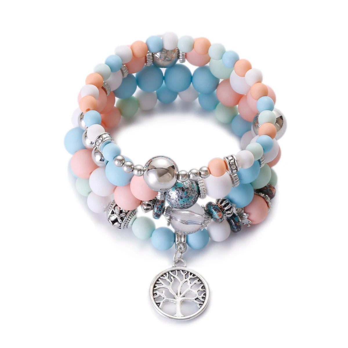 3pcs/Set Green Bodhi Beads Bracelets For Women Boho Summer Butterfly Charm Bracelet Femme Friendship Bracelets Bangles