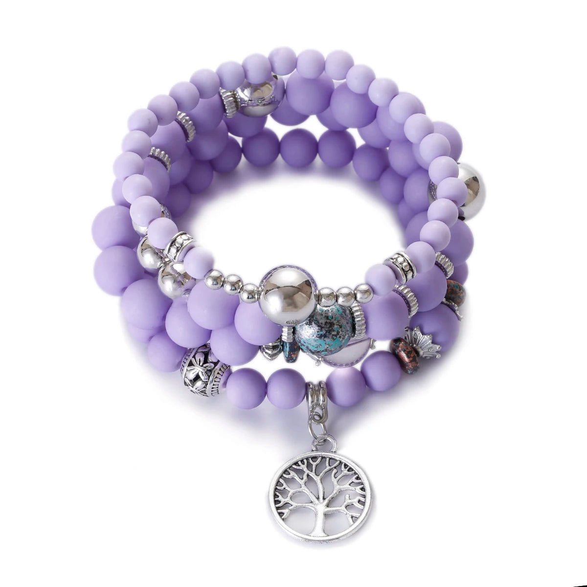 3pcs/Set Green Bodhi Beads Bracelets For Women Boho Summer Butterfly Charm Bracelet Femme Friendship Bracelets Bangles