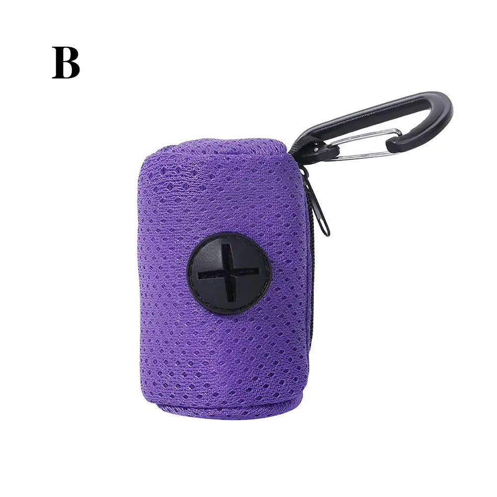 Dog Poop Bag Dispenser Hangingable Dog Poop Bag Holder Poo Bags Dispenser For Dogs Walking Garbage Bags Dispensers Pet Supplies