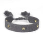 Woven Friendship Bracelet For Women With Saying C'EST LA VIE Summer Stackable Jewelry