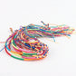 10 Pcs /Set New Rainbow Color Mix Braid Friendship Bracelets for Women Jewelry Gift DIY Handmade Rope Bangles Random Color