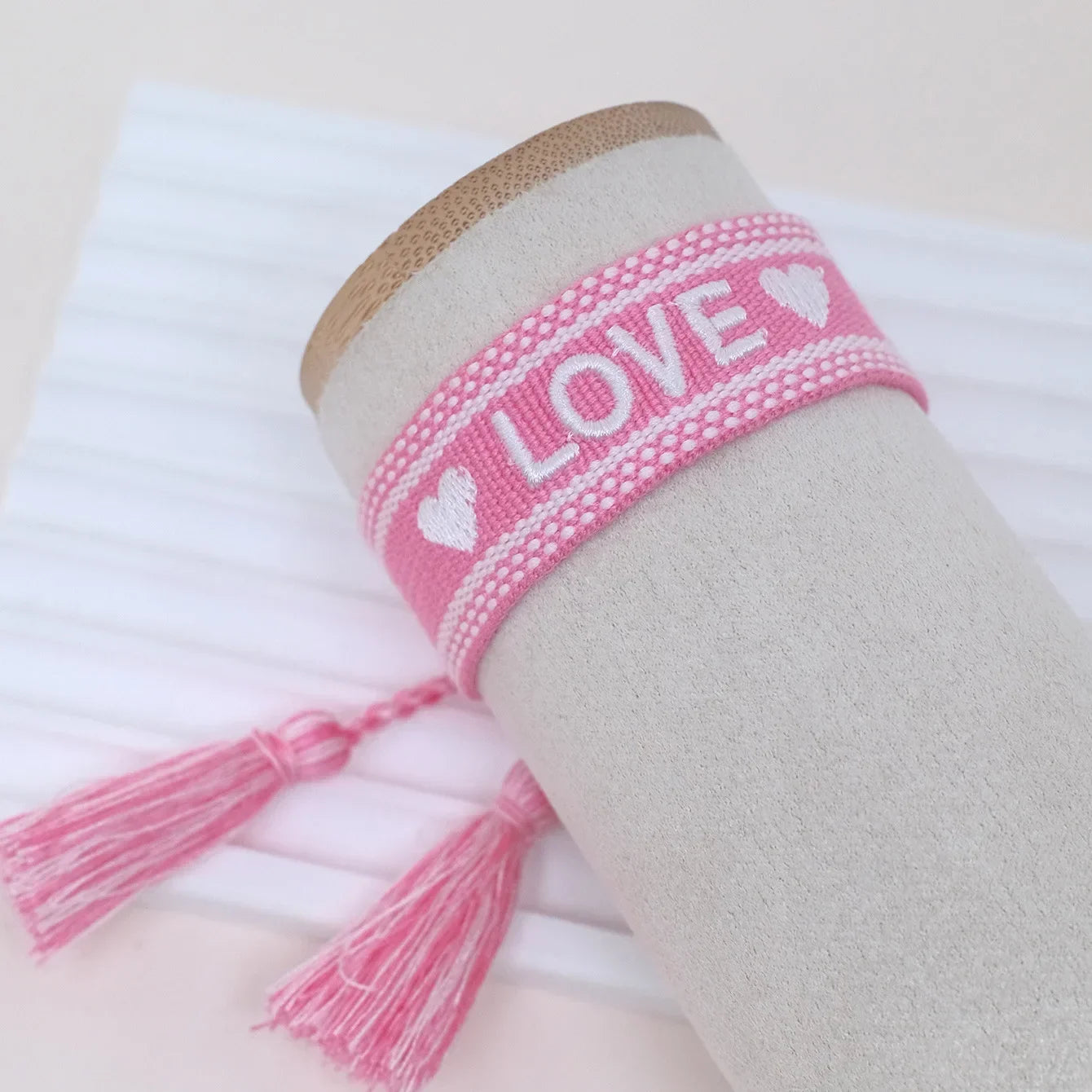 2023 New Adjustable Woven Friendship Couple Bracelet For Women Bohemia Braided Embroidery Letters Tassel Bangles Fashion Jewelry