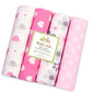 4pcs/pack 100% Cotton Receiving Baby Blanket Newborn 76x76cm Baby Bedsheet Supersoft Blanket Swaddle