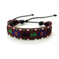 Boho Woven Friendship Love Wrap Bracelets Rope Handmade Thread Braided Ethnic Embroidery Wristbands Women Men Jewelry Adjustable