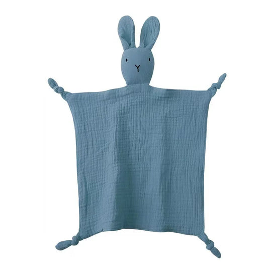 Baby Cotton Muslin Comfortable Blanket Cute  Infant Kids Sleep Appease Towel Children Rabbit Saliva Scarf Gauze Blankets