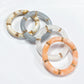 Boho Acrylic Beads Bracelet for Women Multi Color Friendship Elastic Girls Bohemia Stretchy Resin Charm Couple Bangles Jewelry
