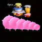 6pcs Silicone Bowl Lids, Flexible Sealed, Elastic Food Storage Covers, Reusable, Dishwasher & Microwave Safe, High-Quality