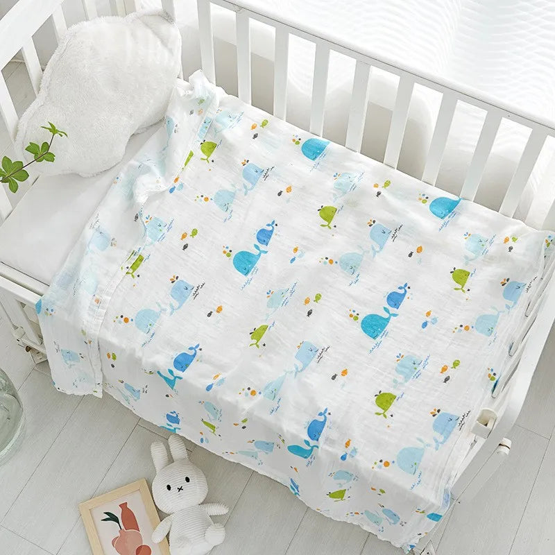 29 Designs Super Soft Cotton Muslin Baby Swaddle Blanket Skin-friendly Newborn Swaddle Wrap Baby Bedding Sheet Swaddle Blanket
