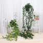 Artificial Hanging Plants with Pot Fake Plants Hanging Vines Shelf Plants Decor Potted Plants for Home Indoor Outdoor Decoration