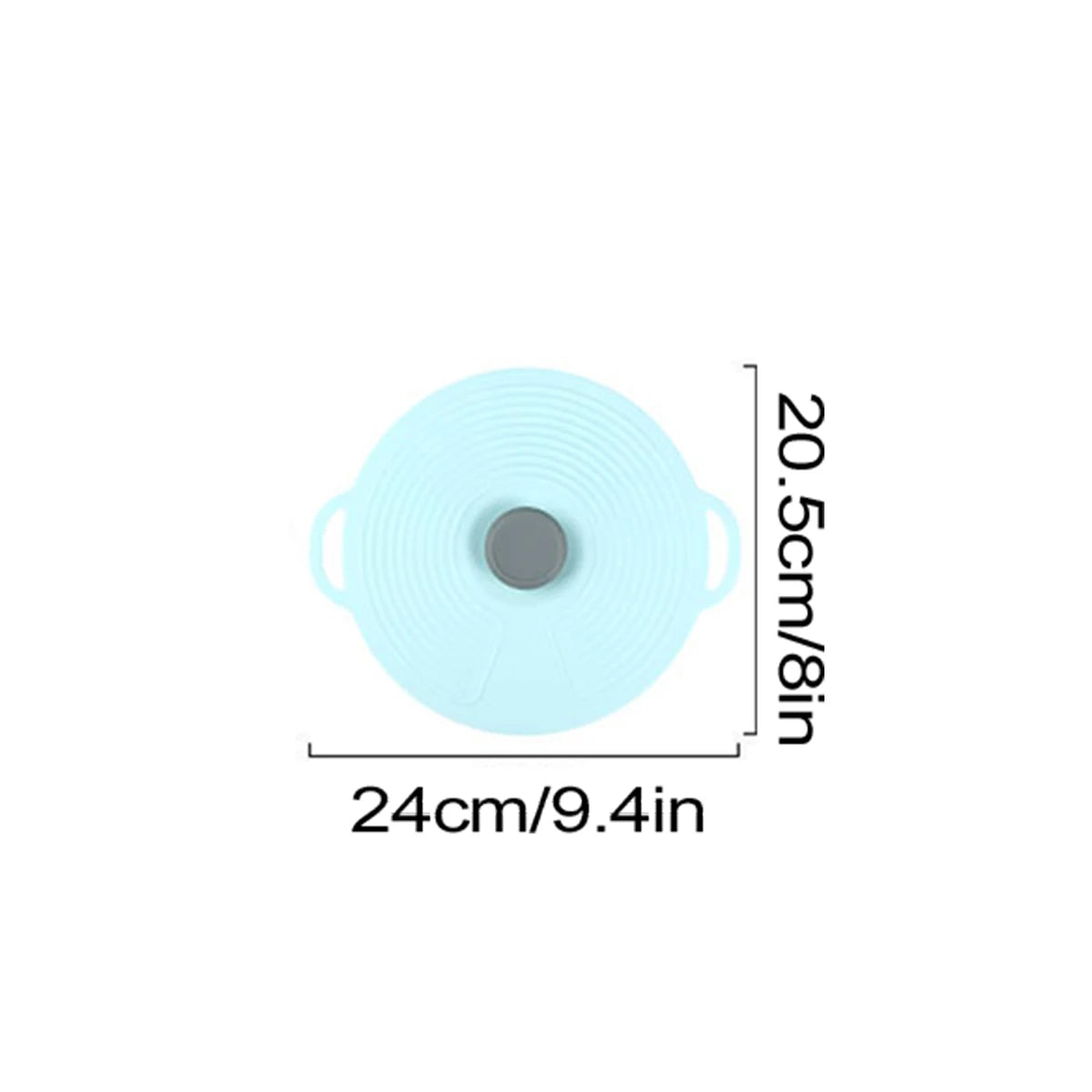 Leeseph Silicone Lids for Bowl, Reusable Sealed Suction Lids Fits Cups, Bowls, Plates, Pots, Pans, Food Storage Kitchen Gadgets