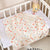 Baby Swaddle Blanket Double Layer Muslin Cartoon Print Soft Newborn Cotton Swaddling Wrap Baby Stroller Cover Bedding 80*80cm