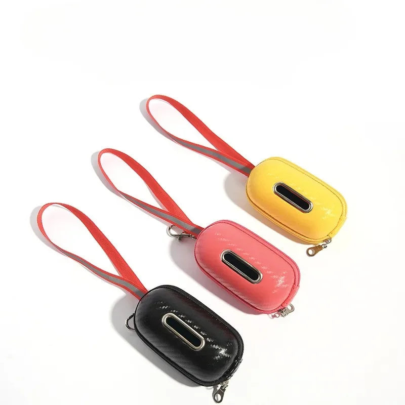 Dog Poop Bag Dispenser Hangingable Dog Poop Bag Holder Poo Bags Dispenser for Dogs Walking Garbage Bags Dispensers Pet Supplies