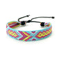 Boho Woven Friendship Love Wrap Bracelets Rope Handmade Thread Braided Ethnic Embroidery Wristbands Women Men Jewelry Adjustable