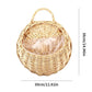 Hand Made Wicker Rattan Flower Planter Wall Hanging Wicker Rattam Basket Garden Vine Pot Plants Holder Garden Pots Wall Planter