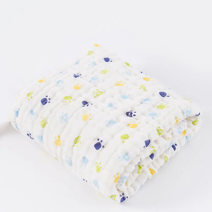 Premium Quality 6-Layer comfortable Cotton Muslin Baby Solid color Swaddle Blanket Hypoallergenic Soft and Breathable Blanket