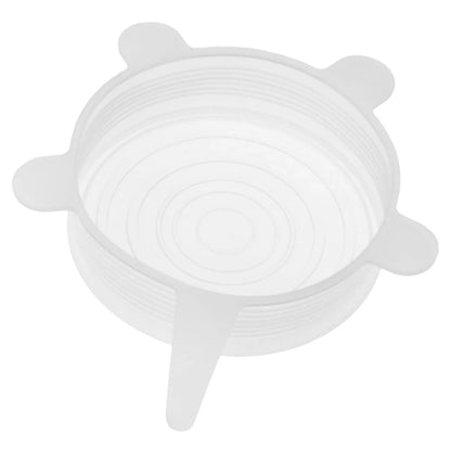 1-10Pcs Silicone Cover Stretch Lids Reusable Food Wrap Covers Keeping Fresh Seal Bowl Stretch Wrap Cover Kitchen Cookware