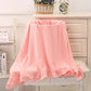 Organic Cotton Baby Blankets Newborn Muslin Swaddle Baby Wrap Gauze Ruffle Blanket Bedding Items Babies Accessories