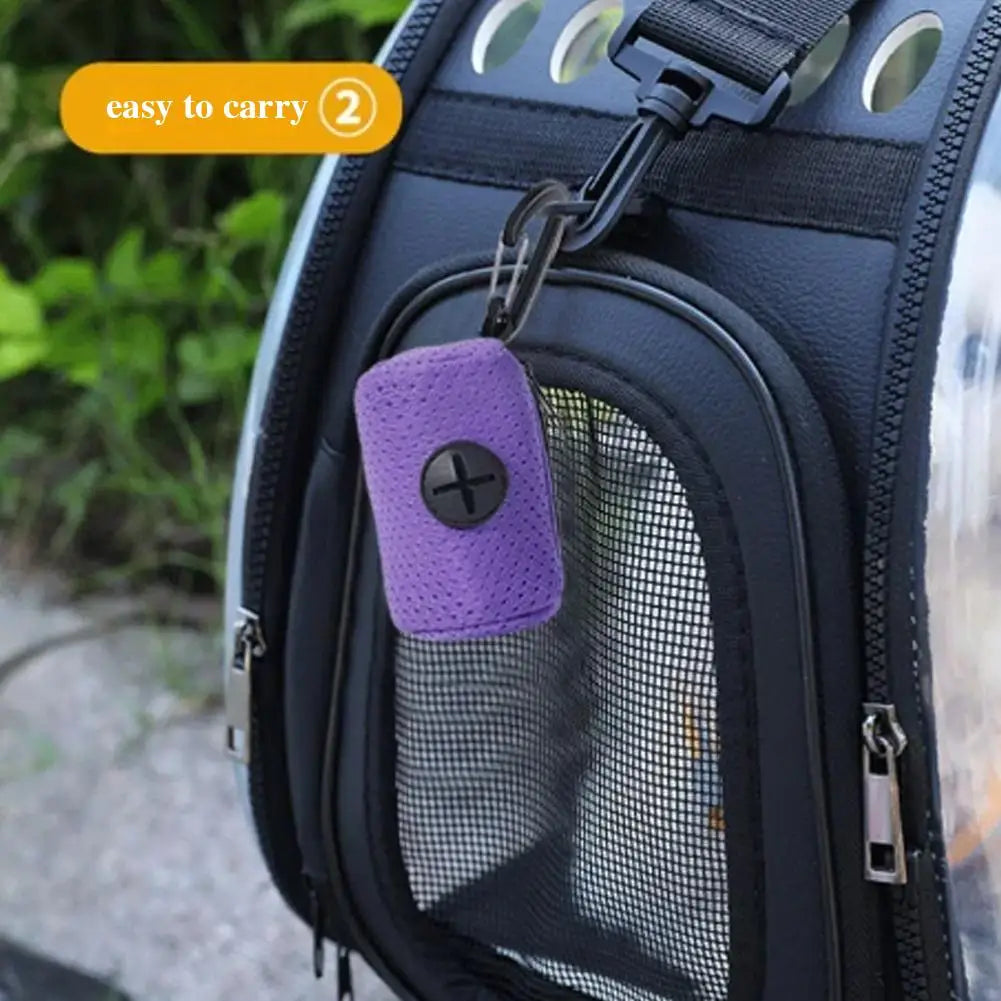 Dog Poop Bag Dispenser Hangingable Dog Poop Bag Holder Poo Bags Dispenser For Dogs Walking Garbage Bags Dispensers Pet Supplies
