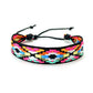 Boho Woven Friendship Love Wrap Bracelets Rope Handmade Thread Braided Ethnic Embroidery Wristbands Women Men Jewelry Adjustable