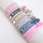 2023 New Adjustable Woven Friendship Couple Bracelet For Women Bohemia Braided Embroidery Letters Tassel Bangles Fashion Jewelry