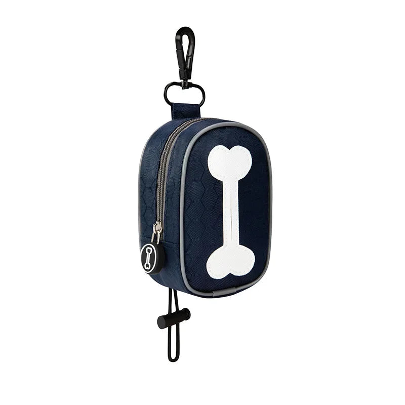 Fashion Dog Poop Bags Holder Fits Any Dog Leash Durable Large Capacity Pet Poop Bag Dispenser Container Training Pouch