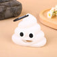 creative poop shaped pet poop waste bag dispenser portable pet bin bag holder with clip pet dog leash outdoor walking and travel