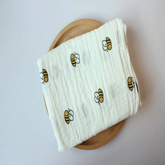 Cotton Muslin Swaddle Blankets Baby Towel For Newborns Swaddle Blanket newborn  baby wrap