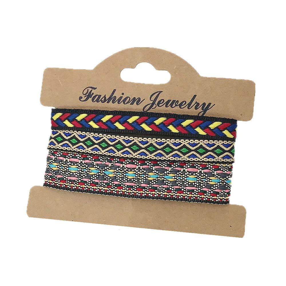 3pcs/Set Boho Ethnic Wrap Friendship Couple Bracelet For Woman Men Bracelets Bangles Jewelry Set Wholesale Accessories Dropship