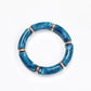 Boho Acrylic Beads Bracelet for Women Multi Color Friendship Elastic Girls Bohemia Stretchy Resin Charm Couple Bangles Jewelry
