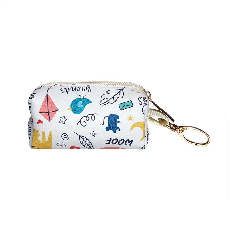 Dog Poop Bag Dispenser Bags Pet Waste Garbage Disposable Outdoor Waste Bag Carrier Dispenser Clean Pick Up Tools Pet Accessories