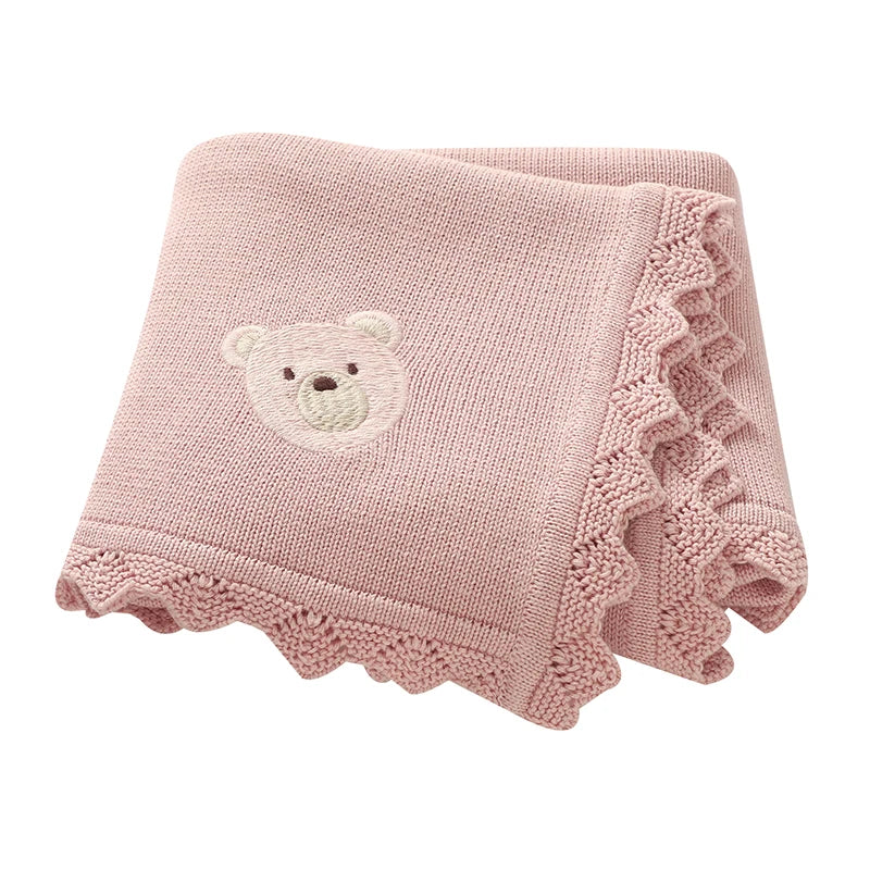 Month Baby Blanket Newborn Infant Swaddle Wrap Crib Cuddle for Stroller Nursery Travel 90*70cm Toddler Boys Girls Dual-Use Stuff