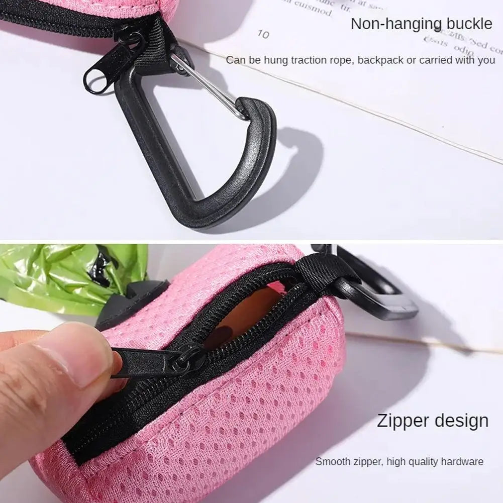 Dog Poop Bag Dispenser Hangingable Dog Poop Bag Holder Poo Bags Dispenser For Dogs Walking Garbage Bags Dispensers Pet Supplies