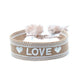 2023 New Adjustable Woven Friendship Couple Bracelet For Women Bohemia Braided Embroidery Letters Tassel Bangles Fashion Jewelry