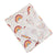 Baby Cotton Muslin Swaddle Blanket Floral/Animal Print Stroller Blanket Infant Diaper Newborn Receiving Blanket