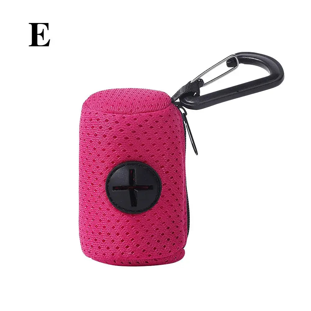Dog Poop Bag Dispenser Hangingable Dog Poop Bag Holder Poo Bags Dispenser For Dogs Walking Garbage Bags Dispensers Pet Supplies