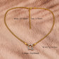 Boho-Chic Vintage Golden Carabiner Pendant Necklace With Rhinestone Accents - Perfect Gift For Her, All-Season Wear