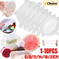 1-10PCS Silicone Cover Stretch Lids Reusable Food Wrap Covers Keeping Fresh Seal Bowl Stretch Wrap Cover Kitchen Cookware