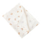 Baby Cotton Muslin Swaddle Blanket Floral/Animal Print Stroller Blanket Infant Diaper Newborn Receiving Blanket