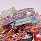 Boho Chic 12-Piece Handwoven Friendship Bracelet Set Vibrant Color Crafted with Love for Stylish Jewelry Accessories
