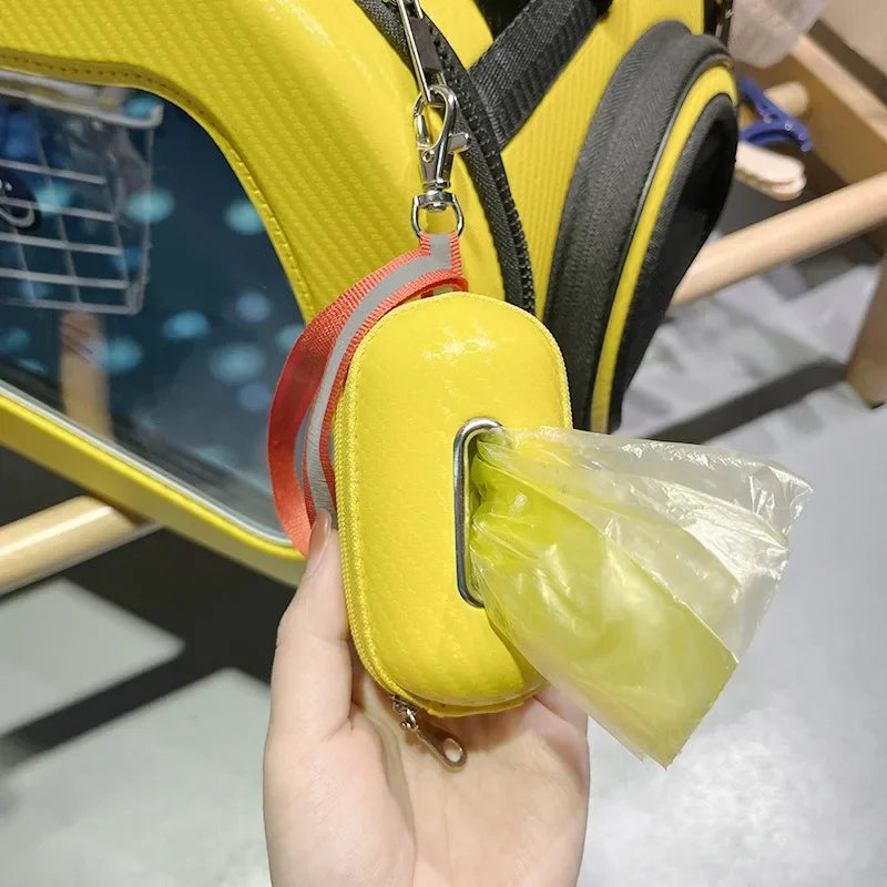 Dog Poop Bag Dispenser Hangingable Dog Poop Bag Holder Poo Bags Dispenser for Dogs Walking Garbage Bags Dispensers Pet Supplies