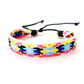 Boho Woven Friendship Love Wrap Bracelets Rope Handmade Thread Braided Ethnic Embroidery Wristbands Women Men Jewelry Adjustable