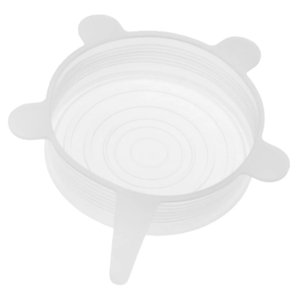 1-10PCS Silicone Cover Stretch Lids Reusable Food Wrap Covers Keeping Fresh Seal Bowl Stretch Wrap Cover Kitchen Cookware