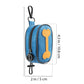 Fashion Dog Poop Bags Holder Fits Any Dog Leash Durable Large Capacity Pet Poop Bag Dispenser Container Training Pouch