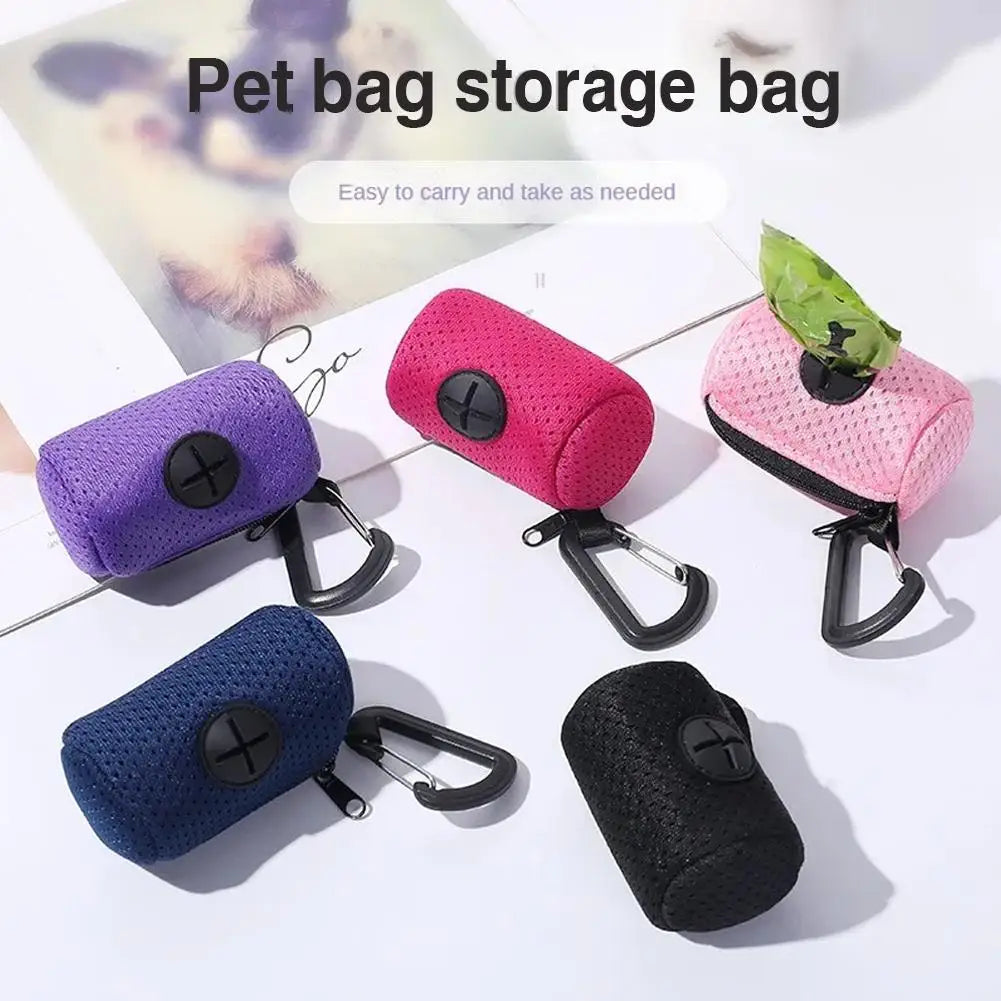 Dog Poop Bag Dispenser Hangingable Dog Poop Bag Holder Poo Bags Dispenser For Dogs Walking Garbage Bags Dispensers Pet Supplies