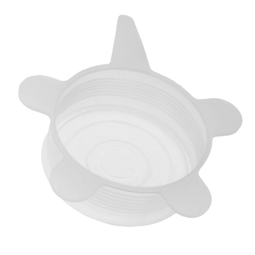 1-10Pcs Silicone Cover Stretch Lids Reusable Food Wrap Covers Keeping Fresh Seal Bowl Stretch Wrap Cover Kitchen Cookware