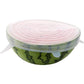6PCS Adaptable Lid Silicone Cover Food Caps Elastic Stratchy Fresh Microwave Lids Stretch Silicone Cover for Kitchen Accessories