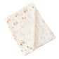 Baby Cotton Muslin Swaddle Blanket Floral/Animal Print Stroller Blanket Infant Diaper Newborn Receiving Blanket